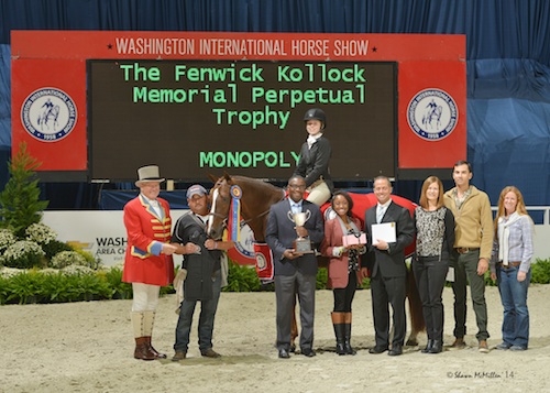 Monopoly and Aubrienne Krysiewicz-Bell in their winning presentation