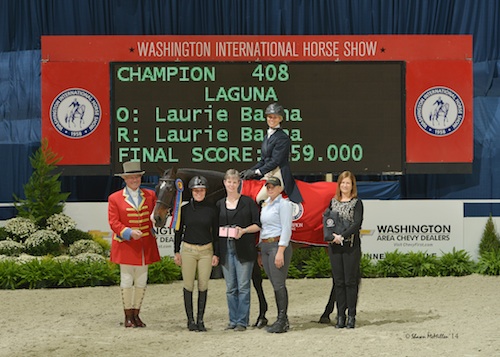 Laurie Barna and Laguna in their winning presentation