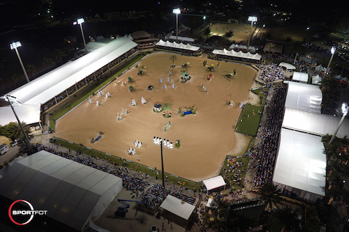 It was a packed house on Saturday night as the circuit's top horses and riders contested the $500,000 Rolex Grand Prix CSI 5*.