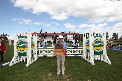 winning team 5000 paramount/Sophie Michaels of USA riding Quidam Manciais