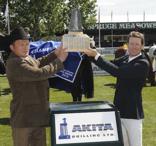 752during the Akita Drilling Cup at the Spruce Meadows North American 2013.