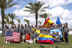 Last year's Nations Cup teams at the AGDF.  Photo © SusanJStickle.com.