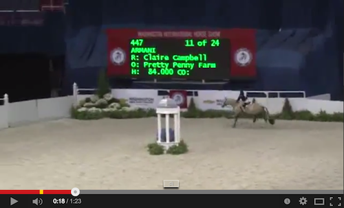 Watch a round from Claire Campbell and Armani !