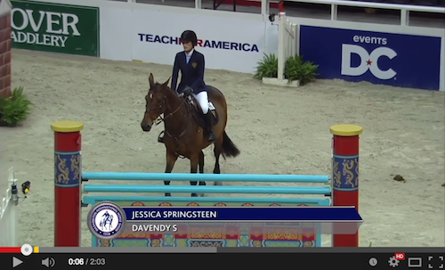 Watch Jessica Springsteen's winning speed round!