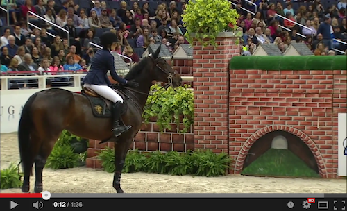 Watch Jessica Springsteen and Lisona clear the 6'10" Puissance wall!