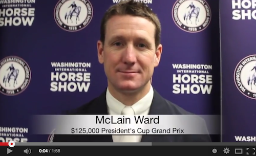 Watch an interview with McLain Ward!