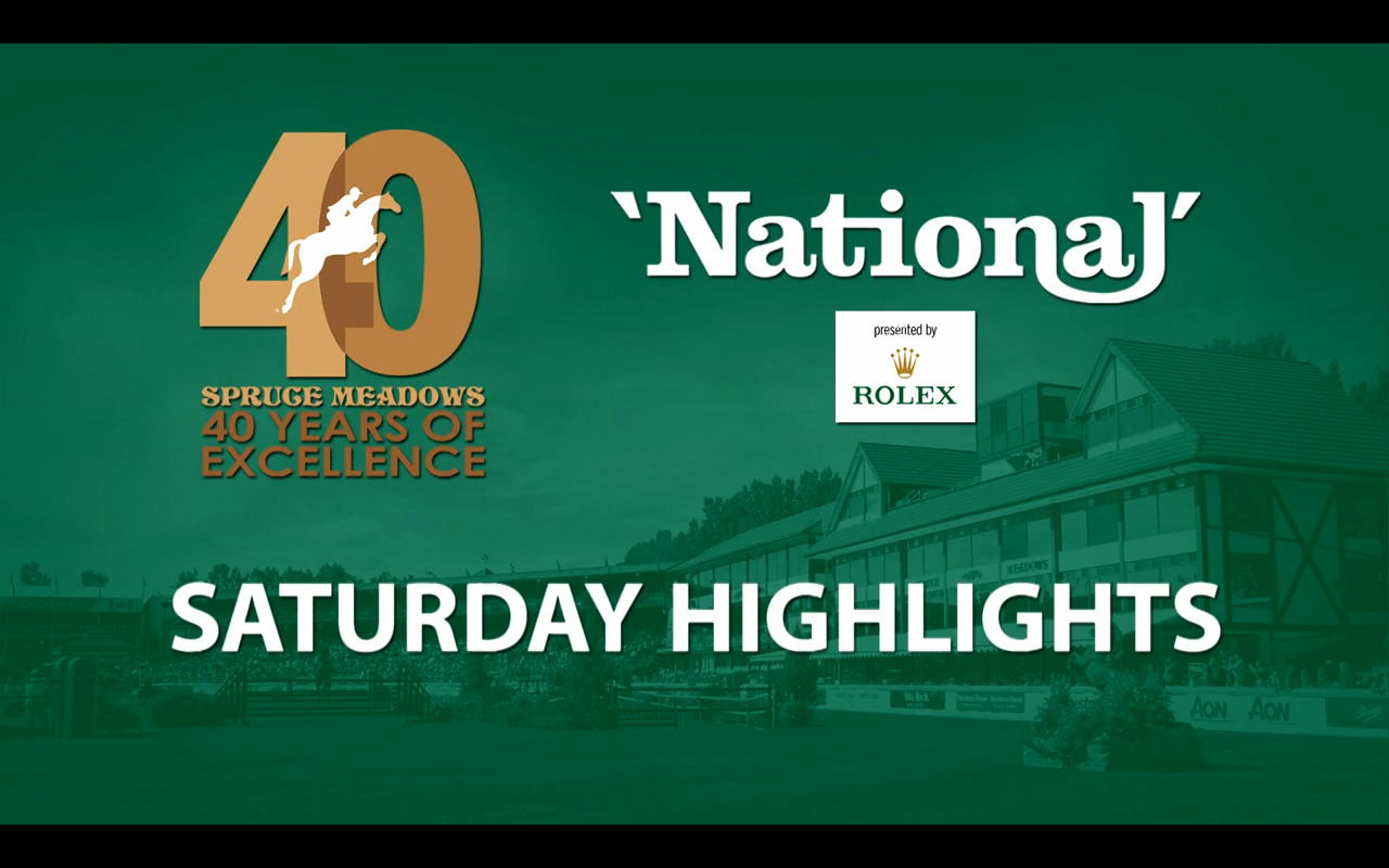 Watch highlights from Saturday's competition at Spruce Meadows!