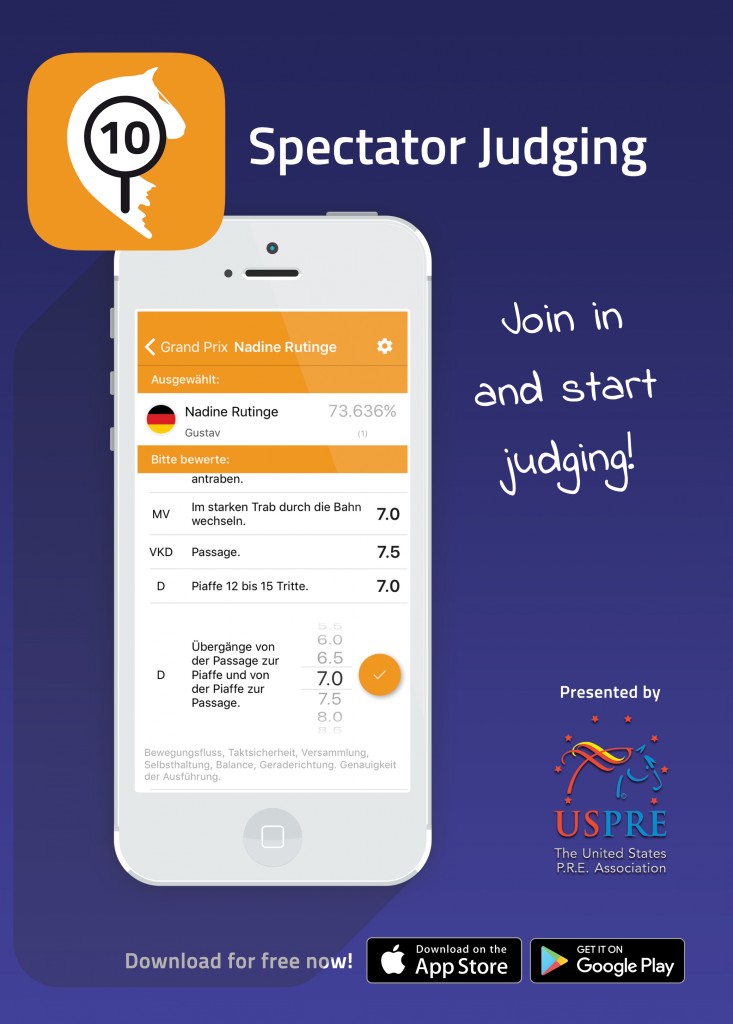Search the App Store and download Spectator Judging today!