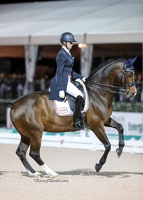 The new Freestyle Scoring System was put into place for last week’s opening FEI Grand Prix Freestyle CDI-W competition. Photo ©SusanJStickle.com