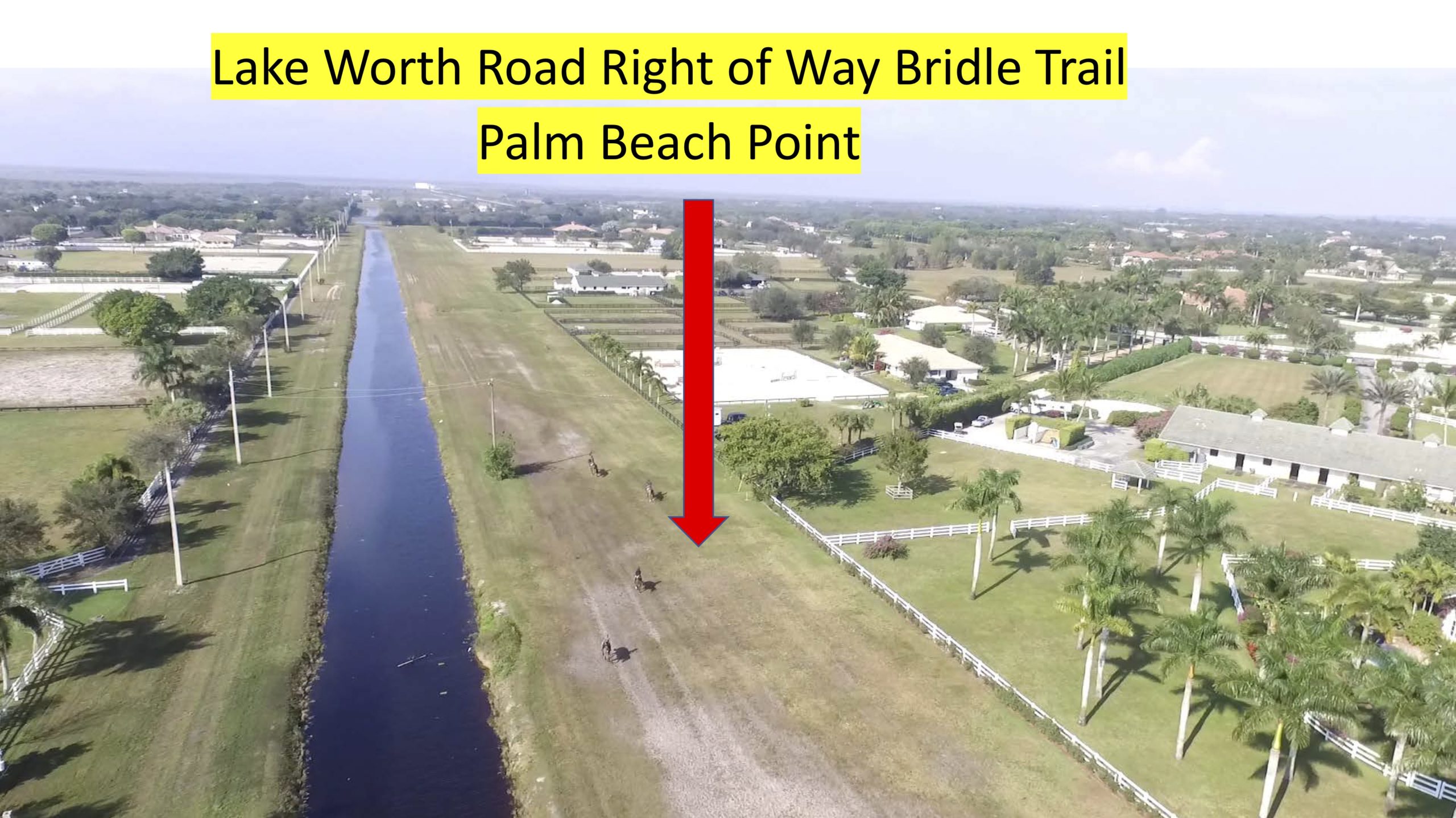 Update on “Big Sunnyland Canal Bridle Trail” Following Wellington Village Council Meeting