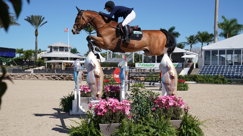 Adrienne Sternlicht Shines in $75,000 Adequan® WEF Challenge Cup Round V CSI5* at 2022 WEF