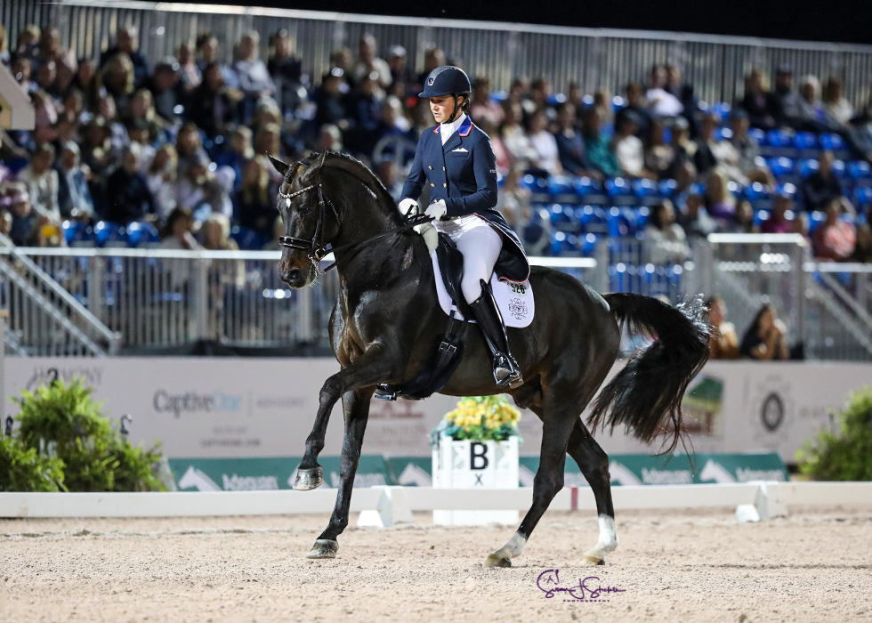Adrienne Lyle Makes History Riding Salvino To Highest-Ever AGDF Score