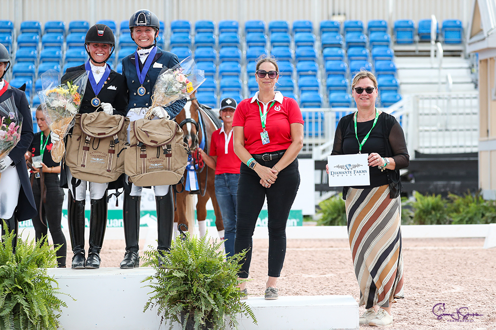 Canada Claims All-Female Under-25 FEI Nations Cup Team Podium On Opening Day of AGDF 10