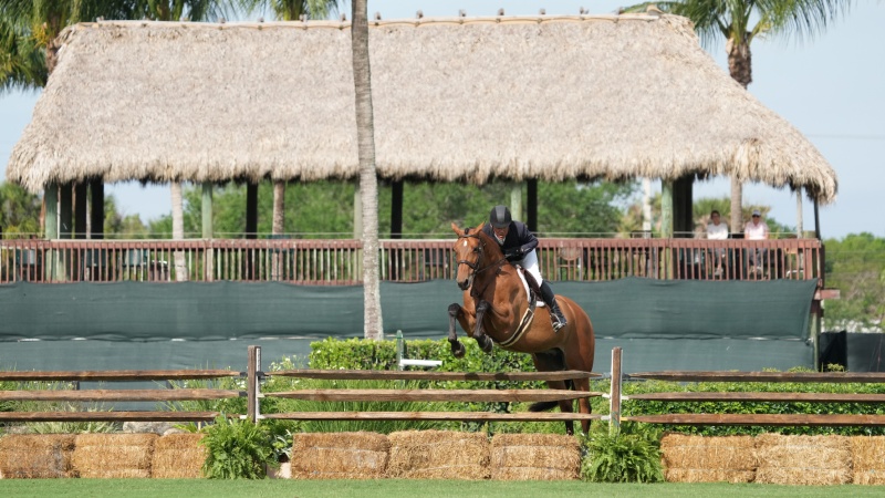 Laskano Continues Derby Win Streak in $15,000 USHJA International Hunt & Go at 2022 WEF