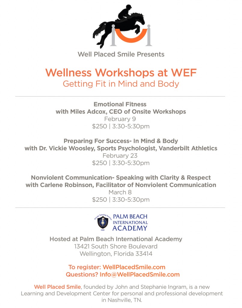 Wellness Workshops at WEF